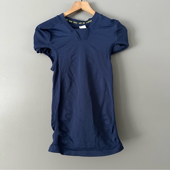 adidas Other - Adidas "Those Who Stay Will Be Champions" Football Uniform Jersey | Blue + Maize